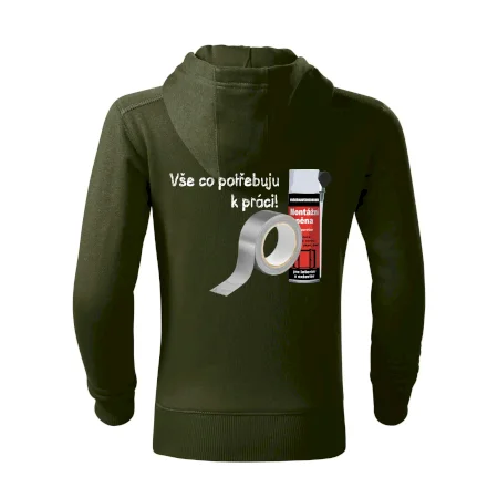Pěna  a páska - vše co potřebuji k práci
