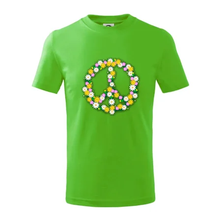 Peace symbol kopretiny