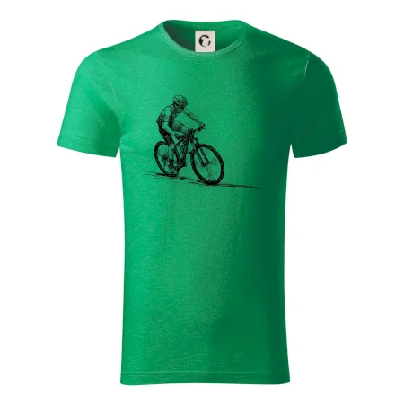 MTB kreslený cyklista