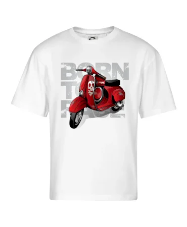 Scooter born to ride red