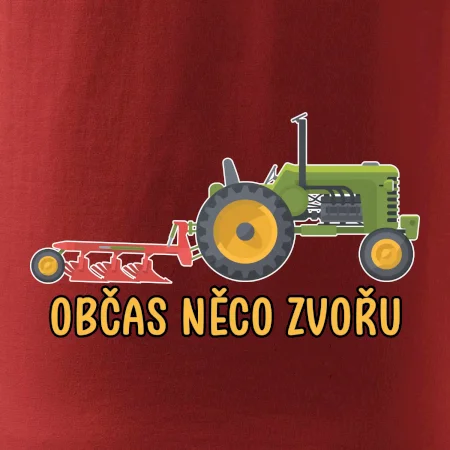 Traktor občas něco zvoře
