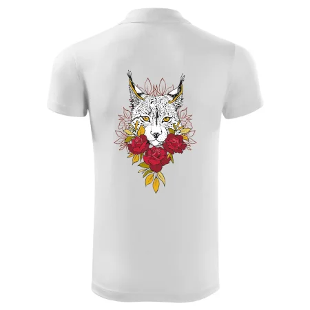 Rys s červenými růžemi  (Pecka design)