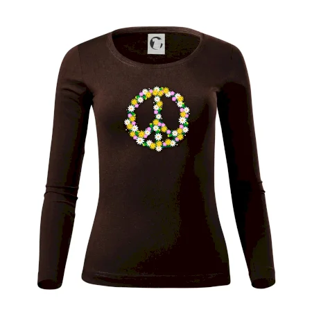 Peace symbol kopretiny
