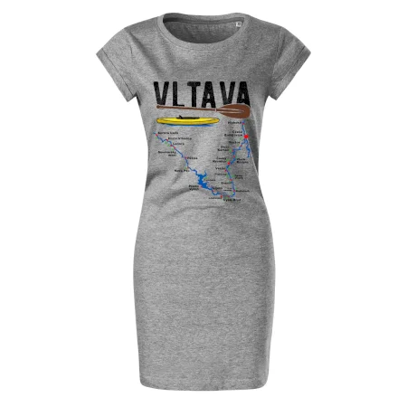 Mapa řeky Vltavy