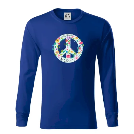 Peace and love symbol