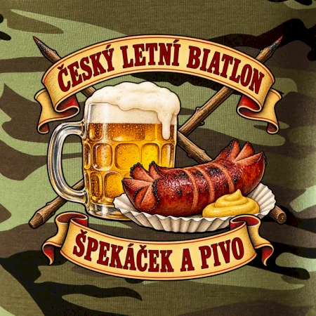 Český letní biatlon špekáček a pivo