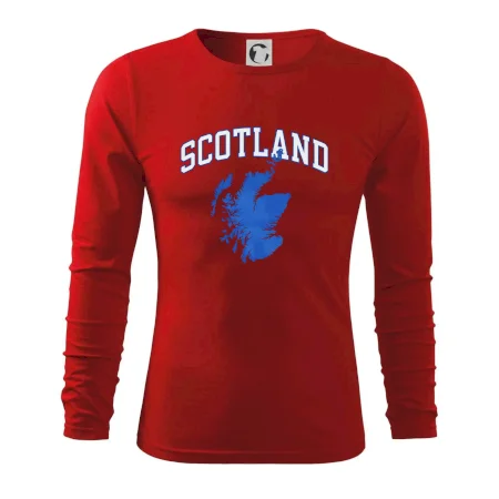 Scotland nápis s mapou