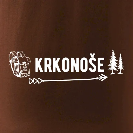 Krkonoše nápis