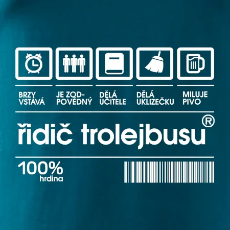 Čárový kód -  Řidič trolejbusu
