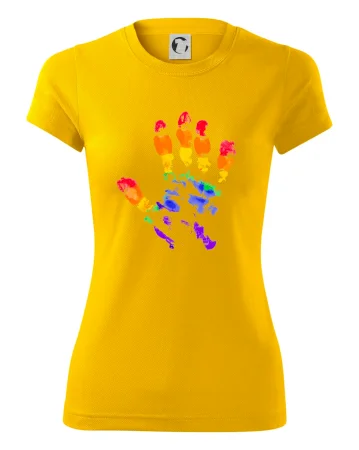 LGBT hand print
