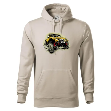 Žlutý offroad s navijákem