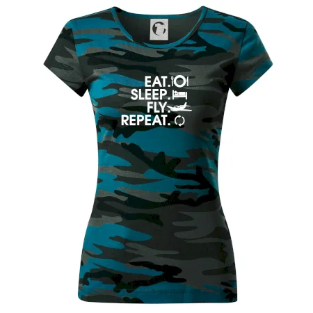 Eat sleep fly repeat