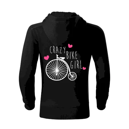 Crazy bike girl