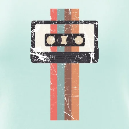 Retro kazeta - pruhy