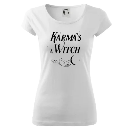 Karma's a Witch - nápis