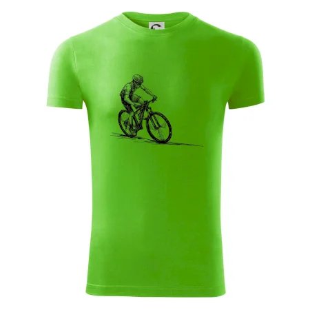 MTB kreslený cyklista