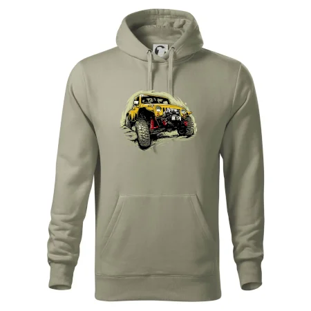 Žlutý offroad s navijákem