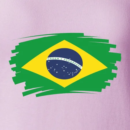 Brazílie vlajka štětkou