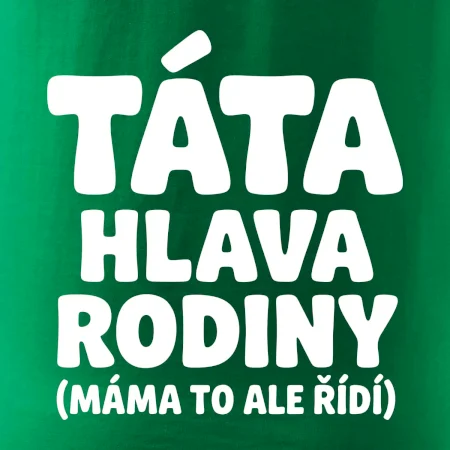 Táta - hlava rodiny  (máma to,  ale řídí)