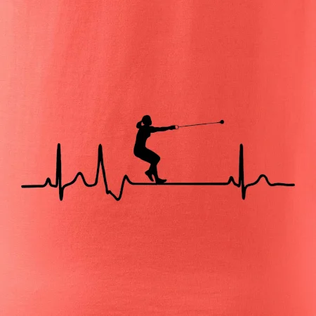 EKG hod kladivem žena