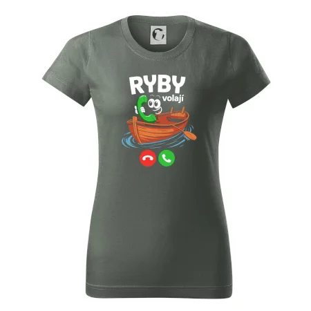 Karikatura ryby volají