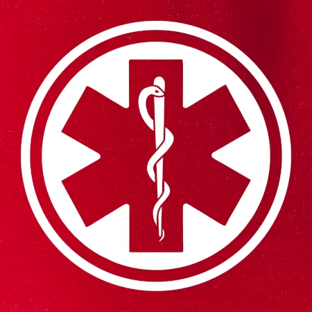 Rescue logo samostatné kulaté