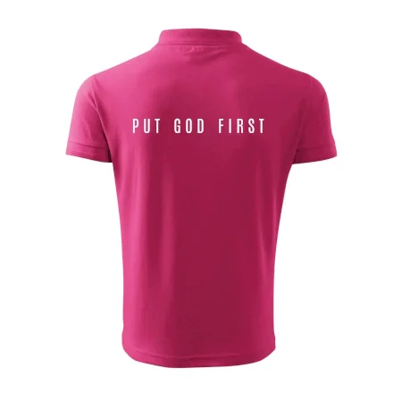 Put God first slabý nápis