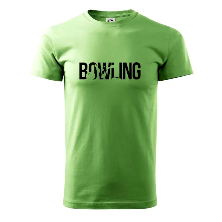 Bowling nápis kuželky