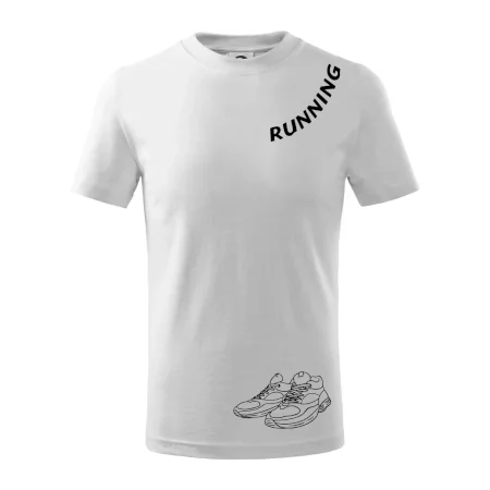 Running nápis šikmo