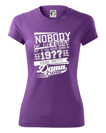 Nobody is perfect - Vlastní ročník