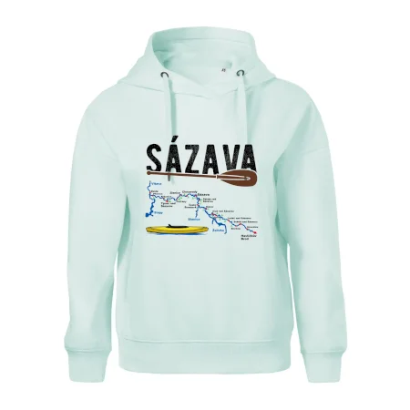 Mapa řeky Sázavy