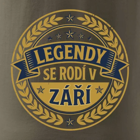 Legendy se rodí v září - Retro emblém
