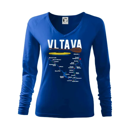 Mapa řeky Vltavy