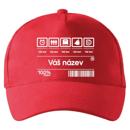 Čárový kód - Vlastní text