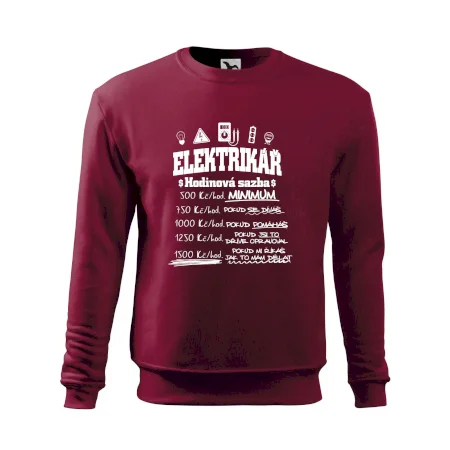 Elektrikář hodinová sazba