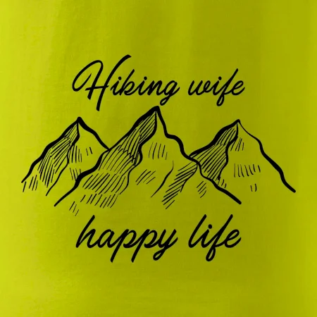 Hiking wife happy life