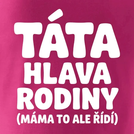 Táta - hlava rodiny  (máma to,  ale řídí)