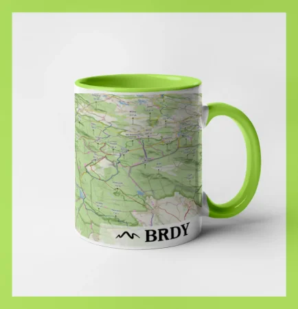 Hrnek - Brdy mapa