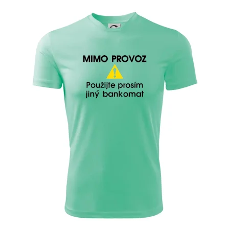 Mimo provoz - použijte jiný bankomat