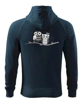 Dvě sovy abstraktní