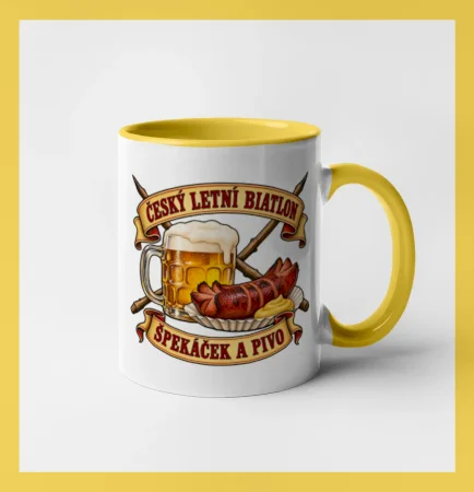 Český letní biatlon špekáček a pivo