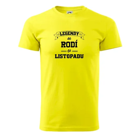 Legendy se rodí v listopadu