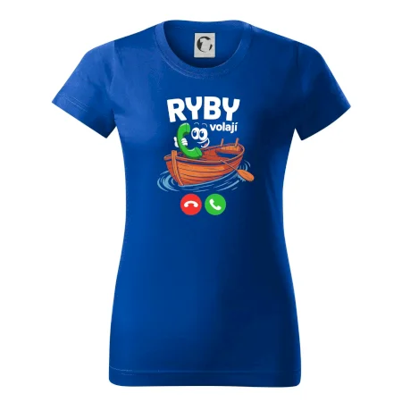 Karikatura ryby volají