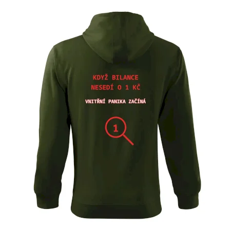 Bilance nesedí o 1 Kč