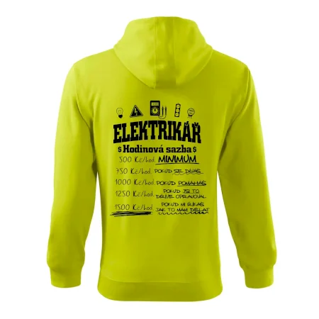 Elektrikář hodinová sazba