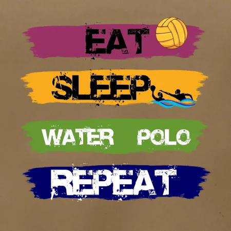 Eat sleep watter polo barevné