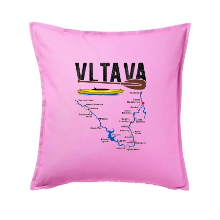 Mapa řeky Vltavy