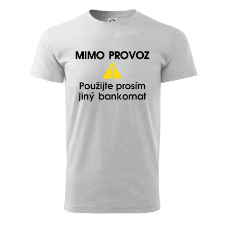 Mimo provoz - použijte jiný bankomat