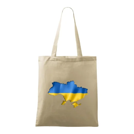 Ukrajina vlajka mapa