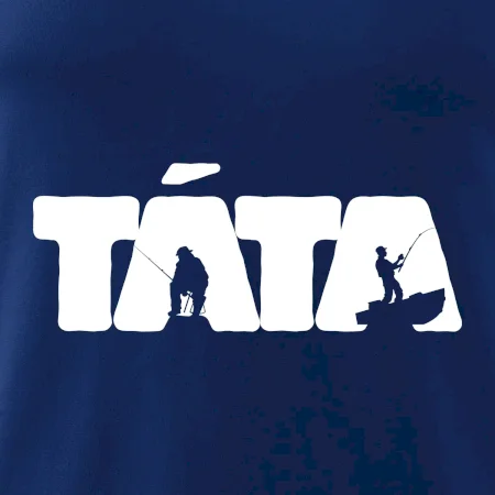 Táta nápis - rybář